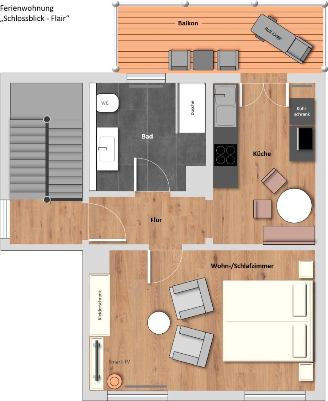 Apartment Schlossblick - Top Location Idar-Oberstein Buitenkant foto